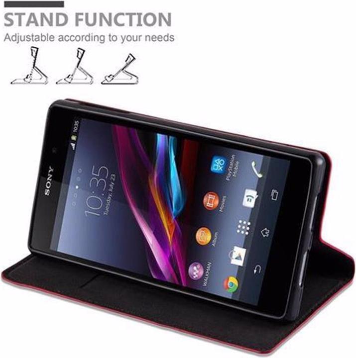 Actual product image Cadorabo Book Invisible Magnet Cover (Sony Xperia Z1)