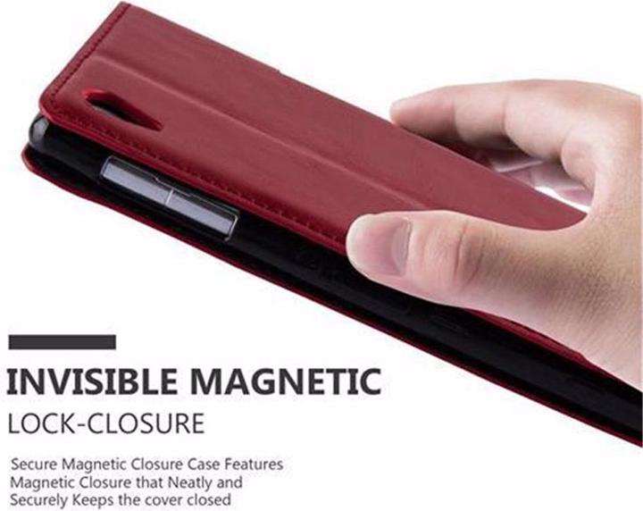Actual product image Cadorabo Book Invisible Magnet Cover (Sony Xperia Z1)