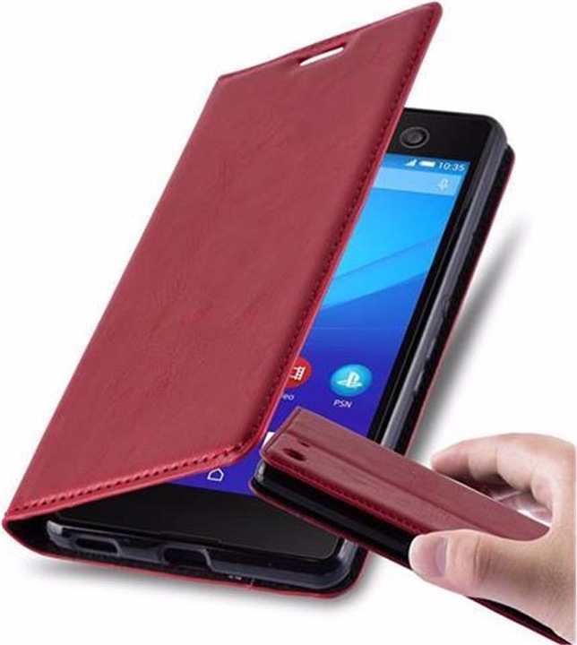 Actual product image Cadorabo Book Invisible Magnet Cover (Sony Xperia M5)
