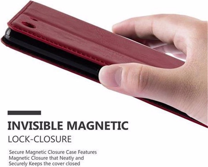Actual product image Cadorabo Book Invisible Magnet Cover (Sony Xperia M5)