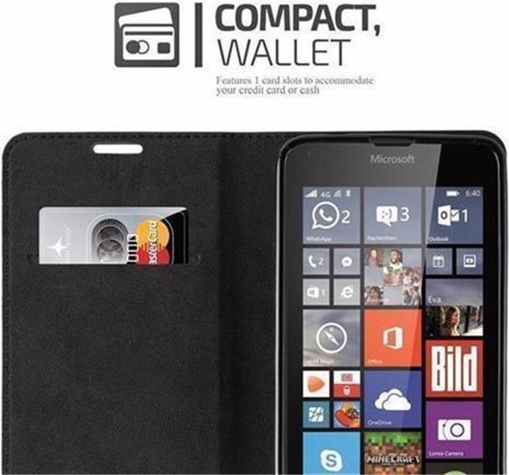 Actual product image Cadorabo Book Invisible Magnet Cover (Microsoft Lumia 640)