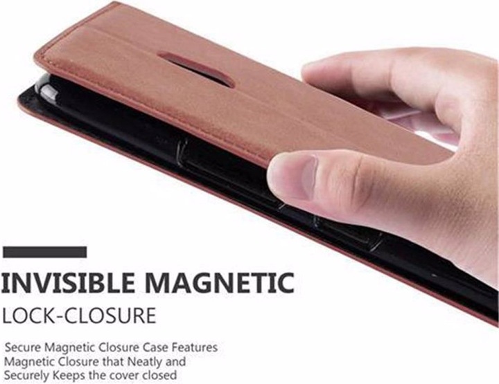 Actual product image Cadorabo Book Invisible Magnet Cover (Nokia Lumia 1320)