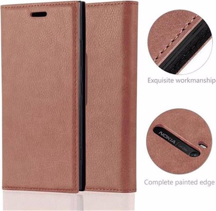 Actual product image Cadorabo Book Invisible Magnet Cover (Nokia Lumia 920)