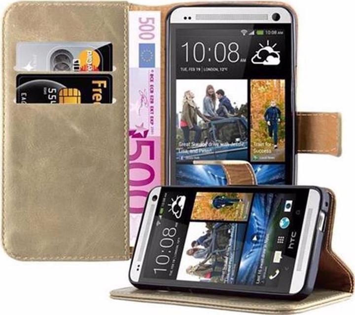 Actual product image Cadorabo Book Luxury Cover (HTC One M7)