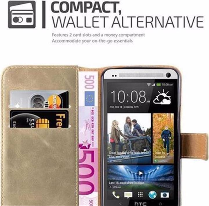 Actual product image Cadorabo Book Luxury Cover (HTC One M7)