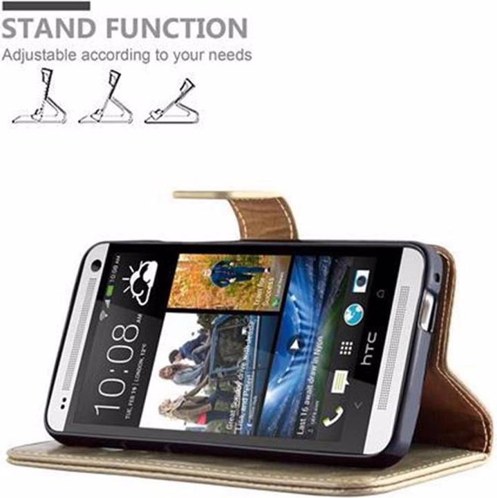 Actual product image Cadorabo Book Luxury Cover (HTC One M7)