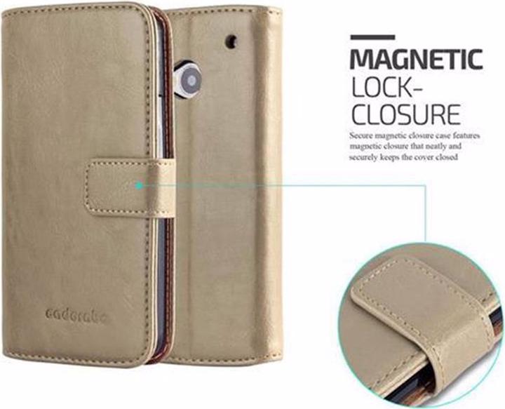 Actual product image Cadorabo Book Luxury Cover (HTC One M7)