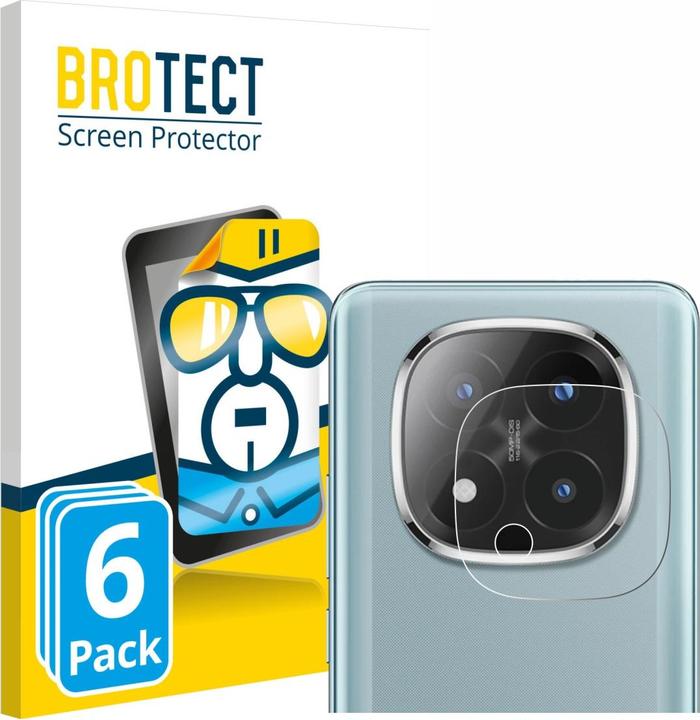 Actual product image BROTECT Screen Protector Clear (6 pcs., Xiaomi Redmi Note 14 Pro 5G)