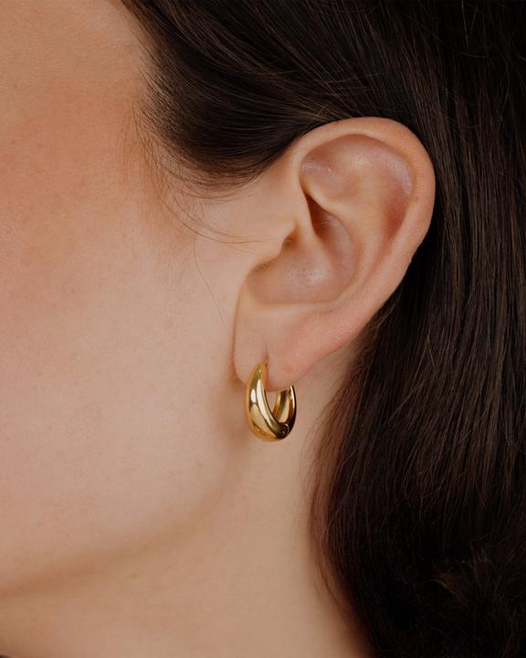 Produktbild Luamaya Gilded Curve Hoops (Edelstahl)
