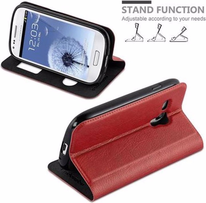 Produktbild Cadorabo Book mit View Doppelfenster Cover (Samsung Galaxy S3 Mini)