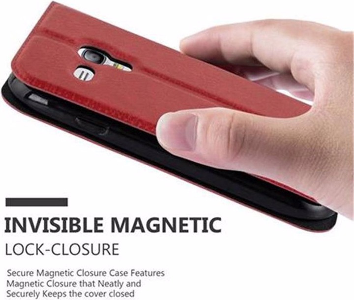 Produktbild Cadorabo Book mit View Doppelfenster Cover (Samsung Galaxy S3 Mini)