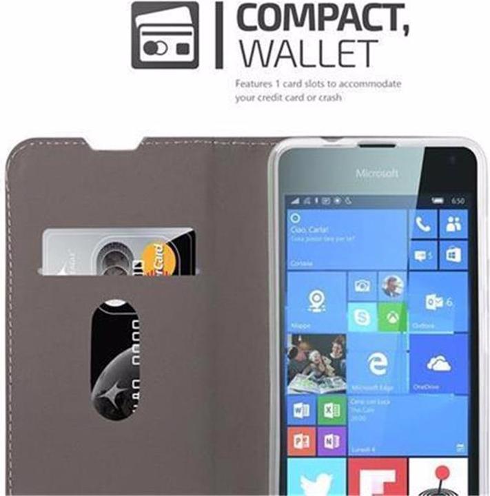 Actual product image Cadorabo Book Jeans Optics Cover (Microsoft Lumia 650)