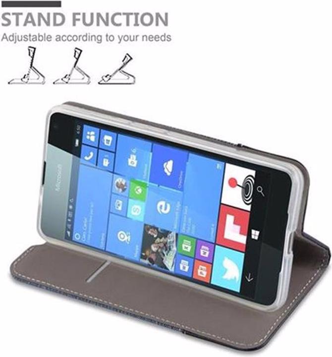 Actual product image Cadorabo Book Jeans Optics Cover (Microsoft Lumia 650)