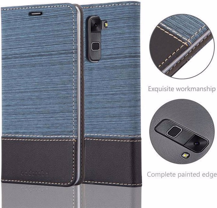 Actual product image Cadorabo Book Jeans Optics Cover (LG Stylus 2)