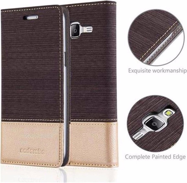 Actual product image Cadorabo Book Jeans Optics Cover (Samsung Galaxy J5 (2015))