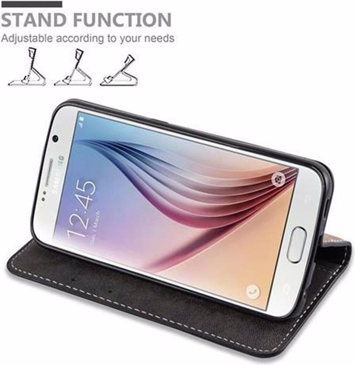 Actual product image Cadorabo Book X Wallet Cover (Samsung Galaxy S6)