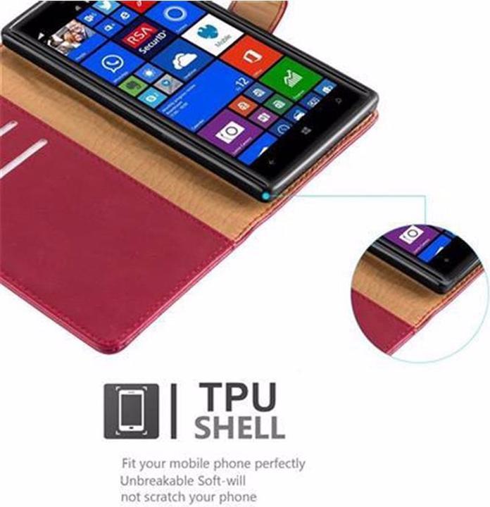 Actual product image Cadorabo Book Luxury Cover (Nokia Lumia 830)