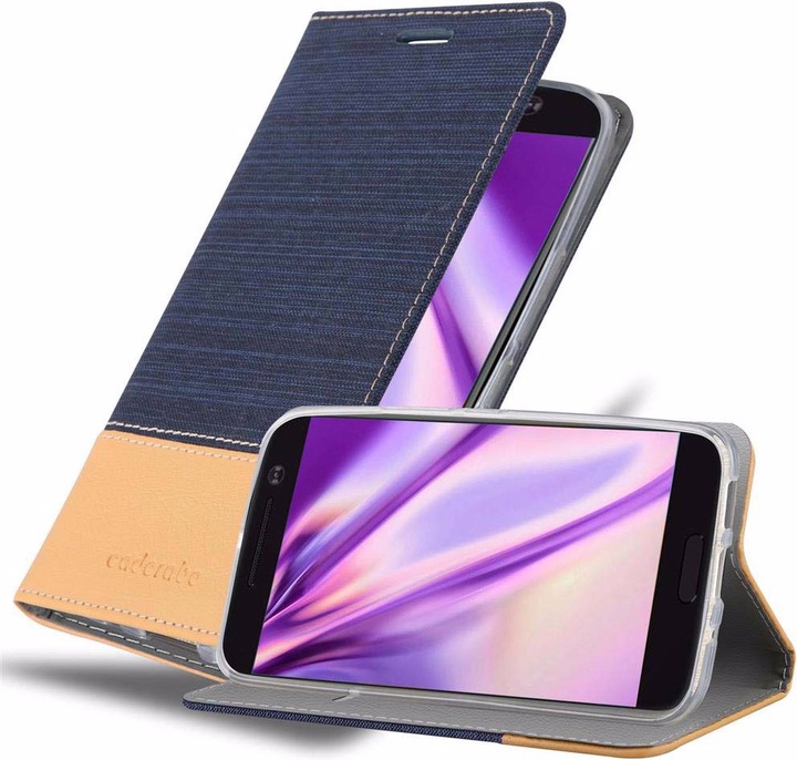 Image du produit Cadorabo Couverture look jeans Book (HTC One M10)