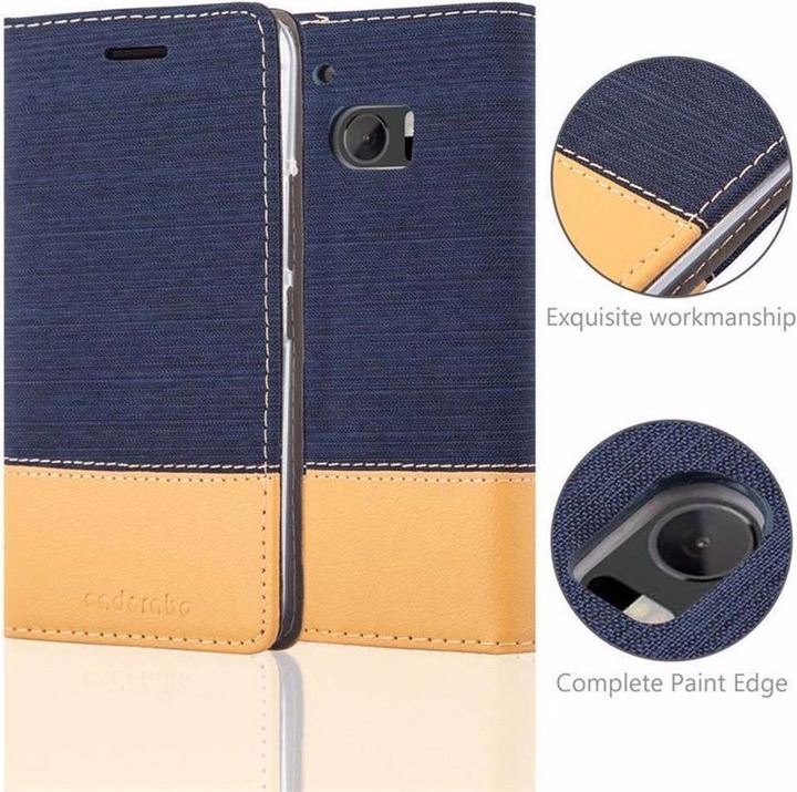 Image du produit Cadorabo Couverture look jeans Book (HTC One M10)