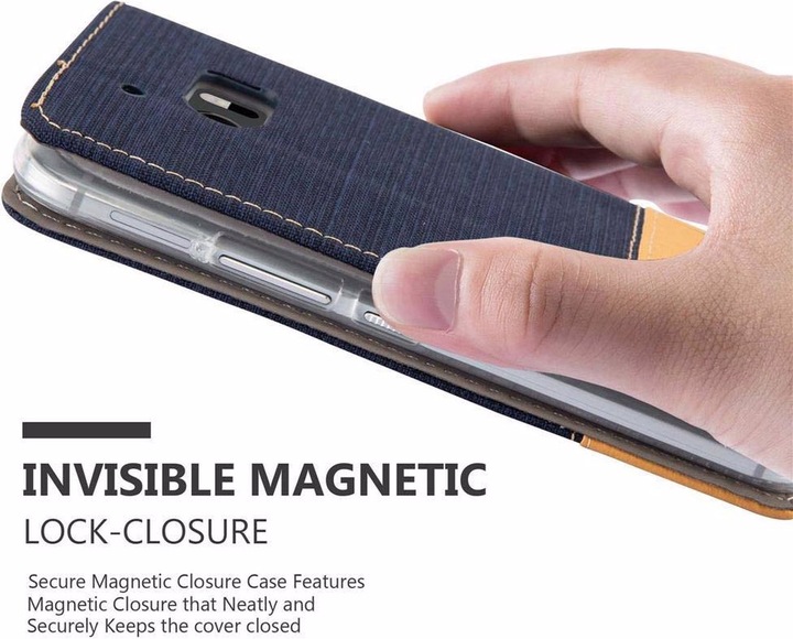 Image du produit Cadorabo Couverture look jeans Book (HTC One M10)