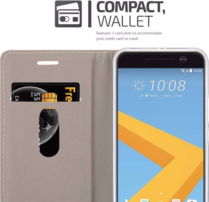 Image du produit Cadorabo Couverture look jeans Book (HTC One M10)