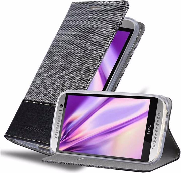 Actual product image Cadorabo Book Jeans Optics Cover (HTC One M8)
