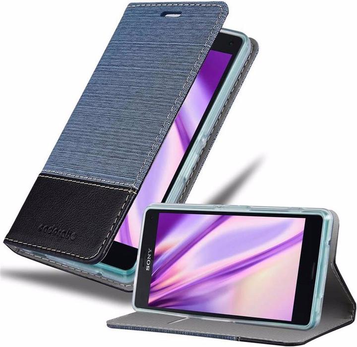 Actual product image Cadorabo Book Jeans Optics Cover (Sony Xperia Z3 Compact)