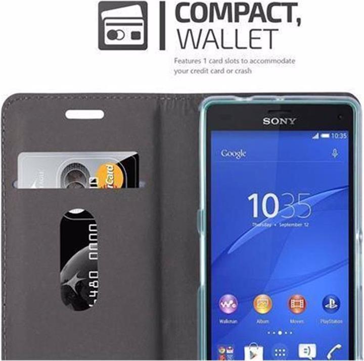 Actual product image Cadorabo Book Jeans Optics Cover (Sony Xperia Z3 Compact)