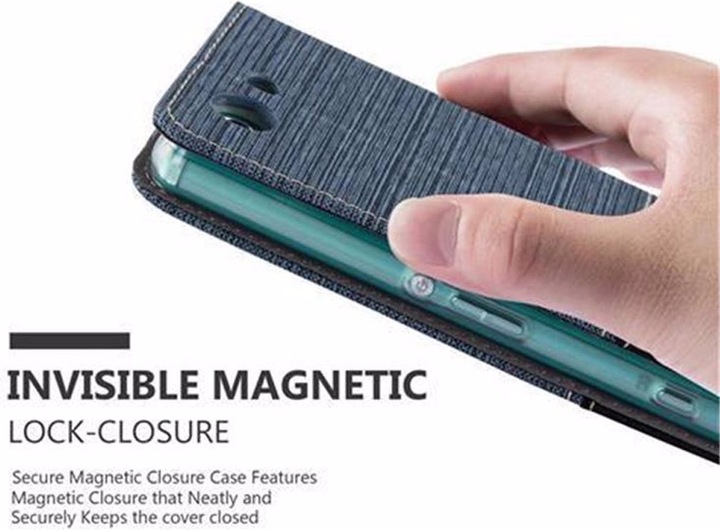 Actual product image Cadorabo Book Jeans Optics Cover (Sony Xperia Z3 Compact)