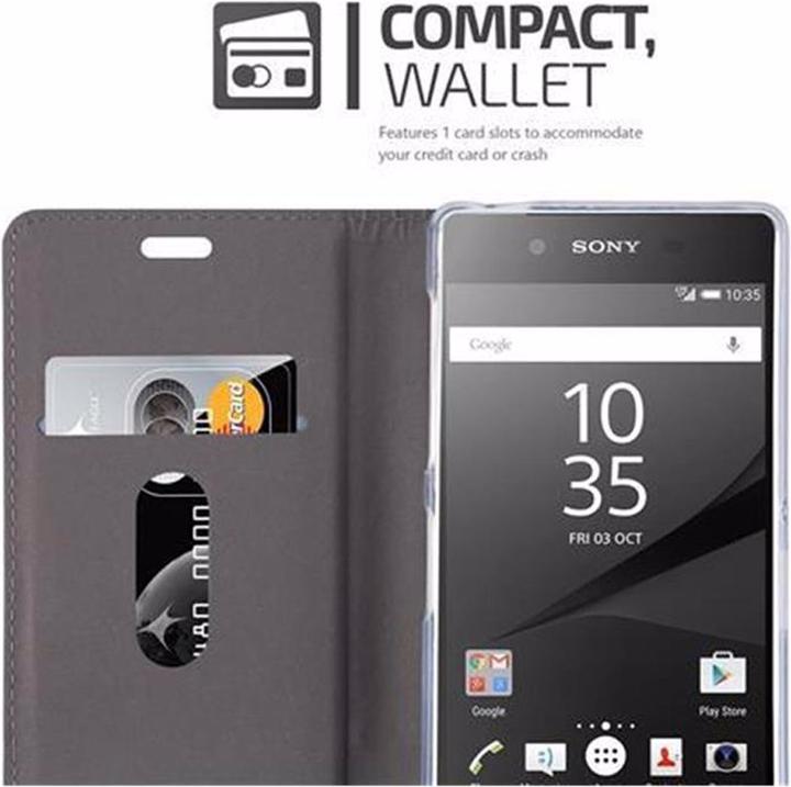 Produktbild Cadorabo Book Jeans Optik Cover (Sony Xperia Z5)