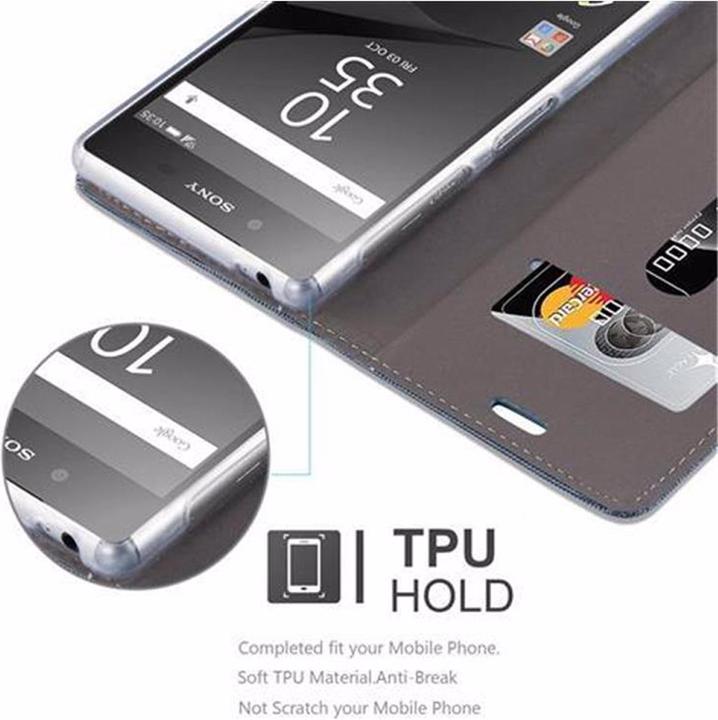 Produktbild Cadorabo Book Jeans Optik Cover (Sony Xperia Z5)