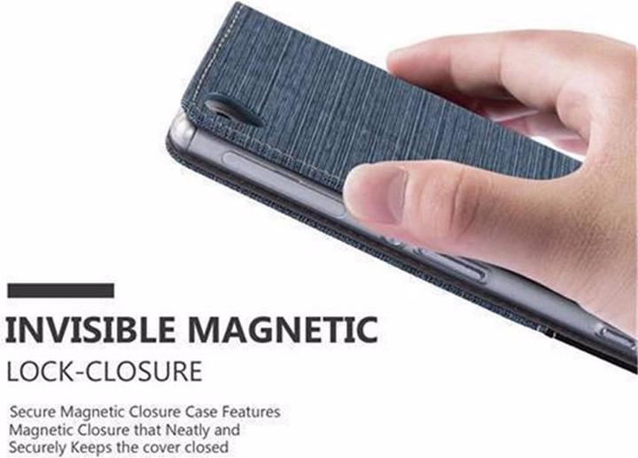 Produktbild Cadorabo Book Jeans Optik Cover (Sony Xperia Z5)