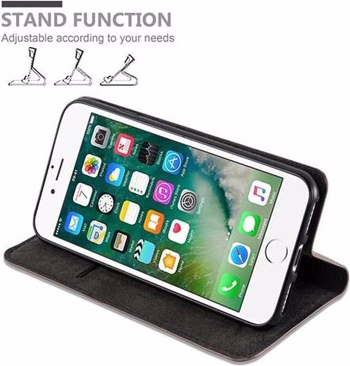Produktbild Cadorabo Book Invisible Magnet Cover (Apple iPhone 7, Apple iPhone SE (2nd Gen))