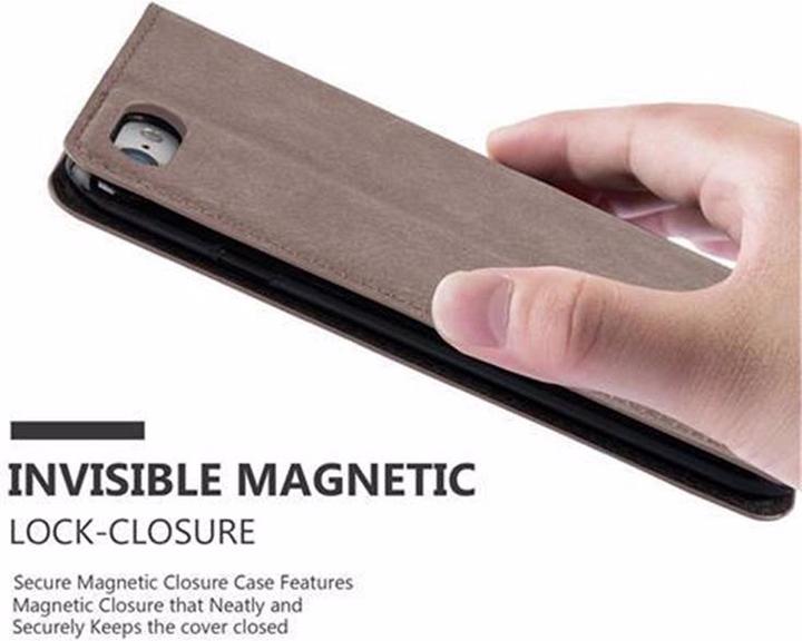 Produktbild Cadorabo Book Invisible Magnet Cover (Apple iPhone 7, Apple iPhone SE (2nd Gen))