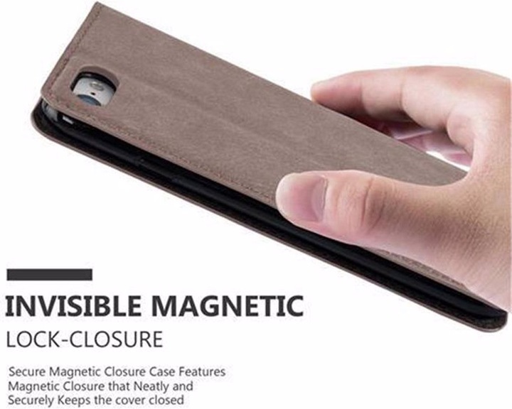 Produktbild Cadorabo Book Invisible Magnet Cover (Apple iPhone 7, Apple iPhone SE (2nd Gen))