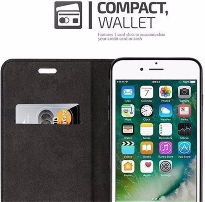 Actual product image Cadorabo Book Invisible Magnet Cover (Apple iPhone 7 Plus, Apple iPhone 7s Plus)