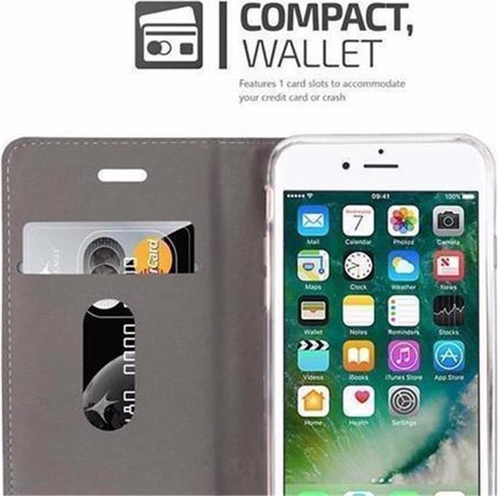 Produktbild Cadorabo Book Jeans Optik Cover (Apple iPhone SE (2nd Gen), Apple iPhone 7)