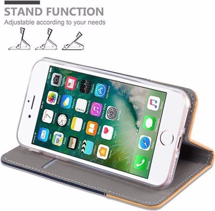 Produktbild Cadorabo Book Jeans Optik Cover (Apple iPhone SE (2nd Gen), Apple iPhone 7)