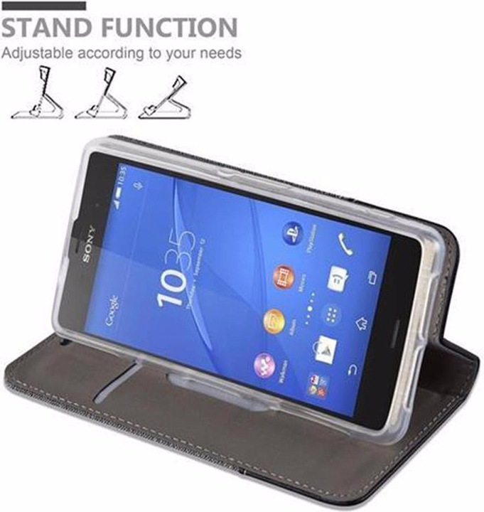 Produktbild Cadorabo Book Jeans Optik Cover (Sony Xperia Z2 Compact)