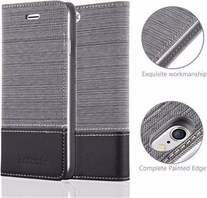 Produktbild Cadorabo Book Jeans Optik Cover (Apple iPhone 6)