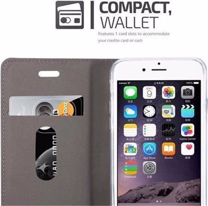 Produktbild Cadorabo Book Jeans Optik Cover (Apple iPhone 6)