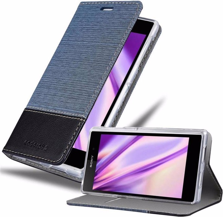 Image du produit Cadorabo Couverture look jeans Book (Sony Xperia Z1)
