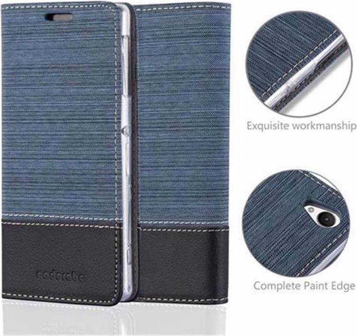 Produktbild Cadorabo Book Jeans Optik Cover (Sony Xperia Z1)