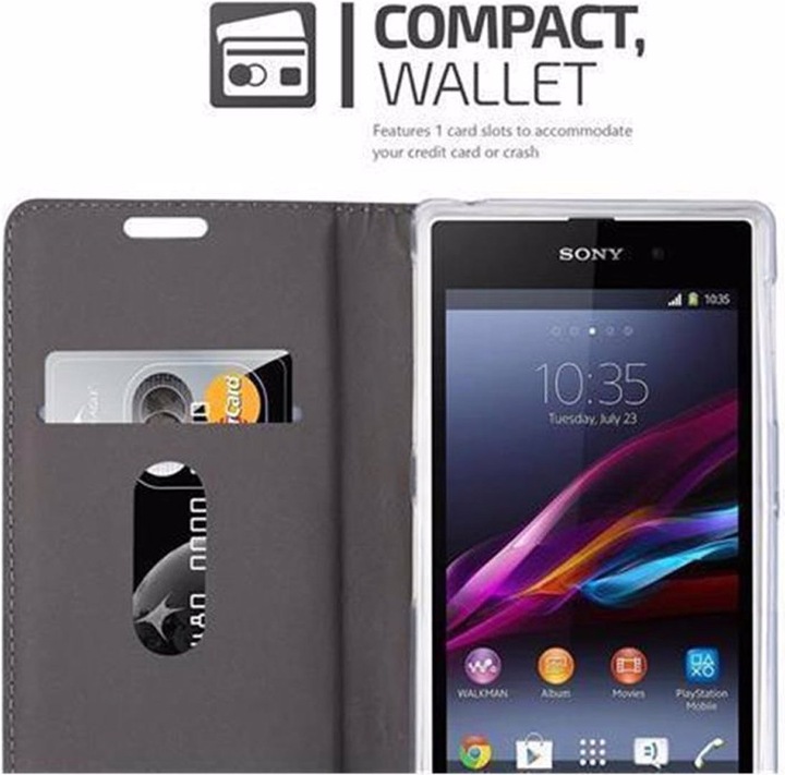 Image du produit Cadorabo Couverture look jeans Book (Sony Xperia Z1)
