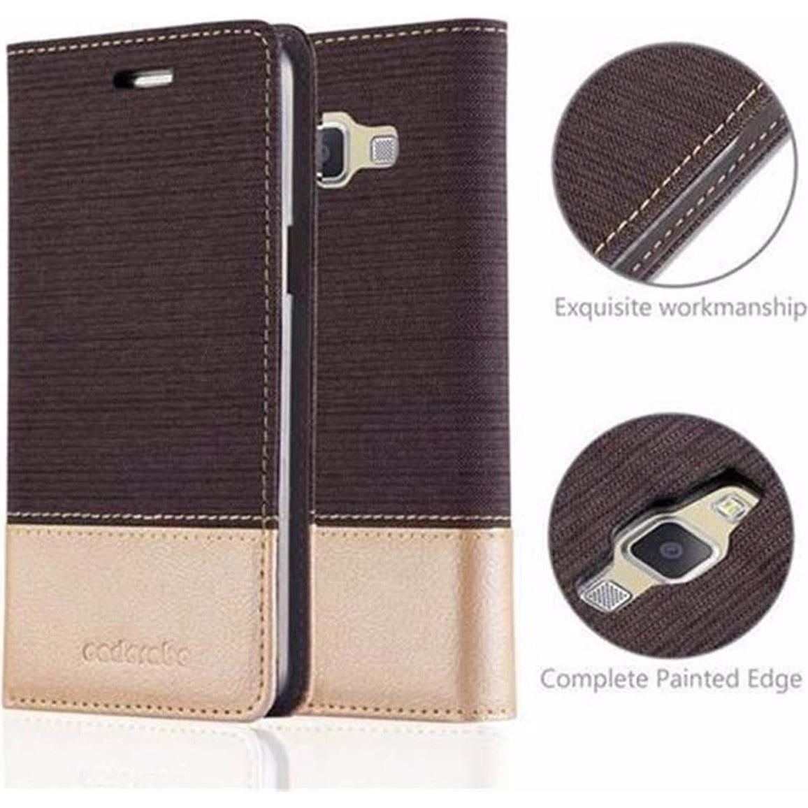 Thumbnail - Cadorabo Book Jeans Optik Cover (Samsung Galaxy A5), Smartphone Hülle, Grau