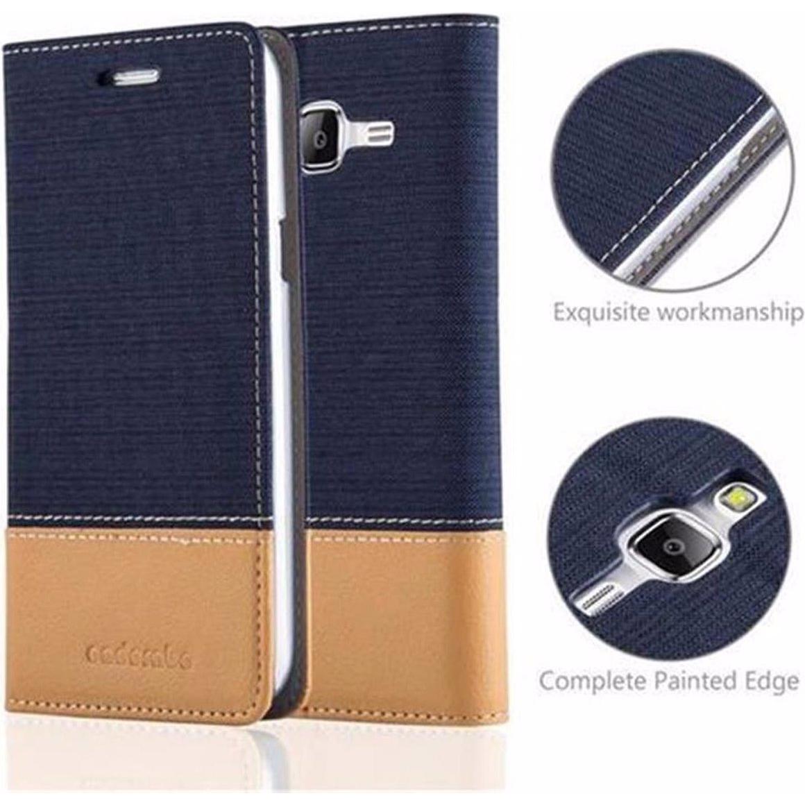Thumbnail - Cadorabo Book Jeans Optik Cover (Samsung Galaxy J5 (2015)), Smartphone Hülle, Blau
