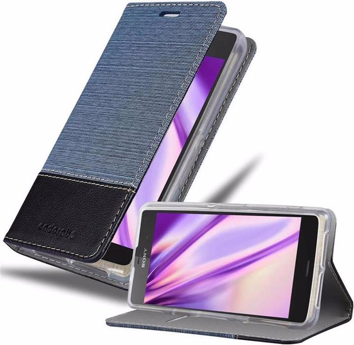 Produktbild Cadorabo Book Jeans Optik Cover (Sony Xperia Z2 Compact)