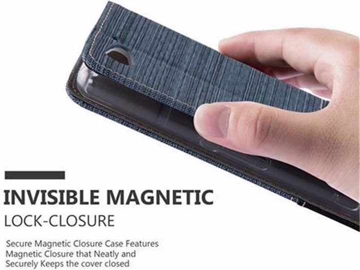 Actual product image Cadorabo Book Jeans Optics Cover (Sony Xperia Z2 Compact)