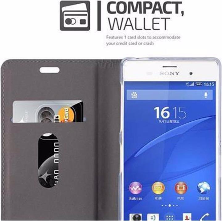 Actual product image Cadorabo Book Jeans Optics Cover (Sony Xperia Z3)