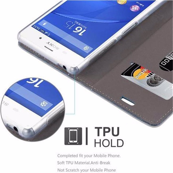 Image du produit Cadorabo Couverture look jeans Book (Sony Xperia Z3)